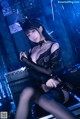 水淼aqua Cosplay 猫咪女郎 黑色猫猫 P35 No.b64710