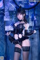 水淼aqua Cosplay 猫咪女郎 黑色猫猫 P43 No.8e8c15